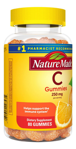 Suplemento De Vitamina C Natural 250 Mg 80 Gomas - Imagem 7