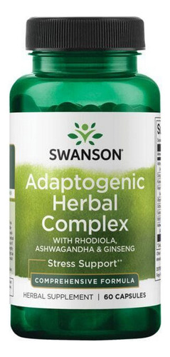 Complexo Fitoterápico Adaptogênico 60 Cápsulas Da Swanson Vi - Imagem 2
