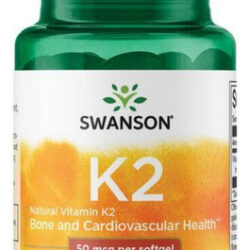 Vitamina K2 Natural 100 Mcg 30 Cápsulas Gelatinosas Da Swans