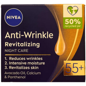 Creme Facial Nivea Anti-wrinkle + Revitalizing 55+ Com Abaca