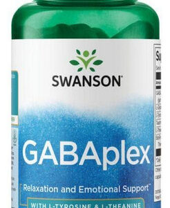 Gabaplex Com L-tirosina E L-teanina 60 Cápsulas Veganas Da S