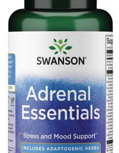 Adrenal Essentials 60 Cápsulas Vegetais Da Swanson Vitamins