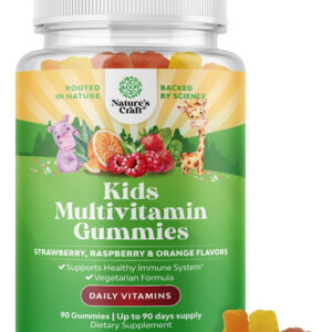 Gomas Multivitamínicas Natures Craft Plant Based Kids 90 Ct