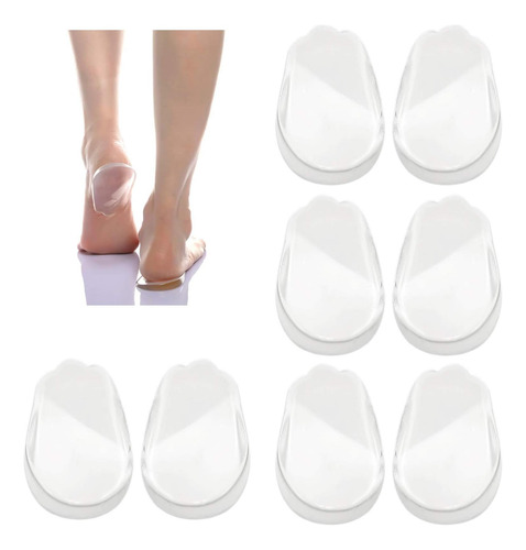4 Pares De Palmilhas Ortopédicas Para Homens E Mulheres, Da