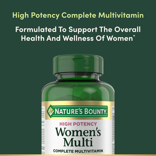 Multivitamínico Completo Feminino Nature's Bounty 120 Compri - Imagem 12