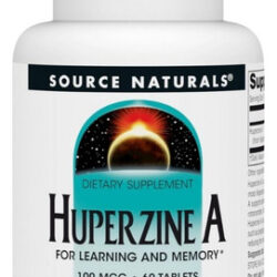Huperzina A 100 Mcg 60 Comprimidos Da Source Naturals