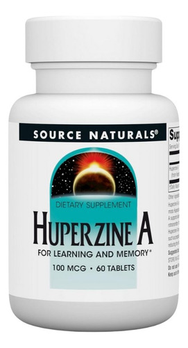 Huperzina A 100 Mcg 60 Comprimidos Da Source Naturals