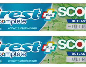 Pasta De Dentes Crest Scope Ultra 178g, Pacote 2