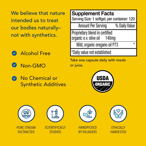 Erva E Especiarias Do Norte Americana Oreganol Psoftgels - S - Imagem 4