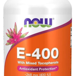 Vitamina E-400 Com Tocoferóis Mistos 250 Cápsulas Gelatinosa