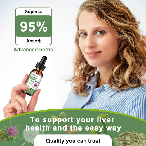 (pacote Com 2) Liver Health Liquid Drops Mulittea Com Leite - Imagem 4