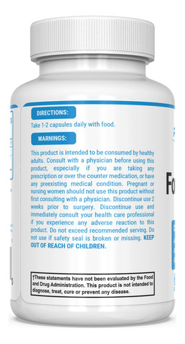 Suplemento Pescience Forskolin 95% De Extrato Puro 60 Cápsul - Imagem 6