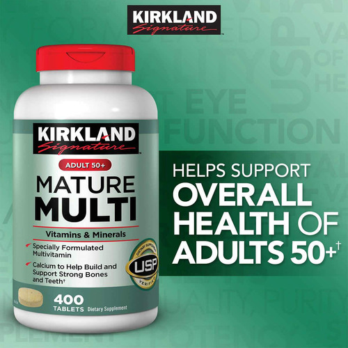 Multivitamínico Adultos 50+ Com 500 Tablets Importado Usa - Imagem 5