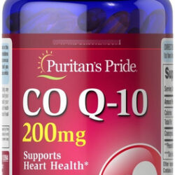 Puritans Pride Coenzima Q-sorb Co Q-10 200 Mg 120 Cápsulas Sabor Without Flavor