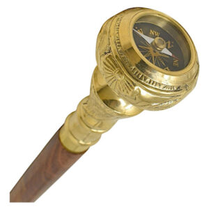 Fynjrex Viajeros Compass Gentlemans Caminata, Bastón Para De