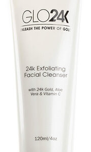 Limpador Facial Esfoliante Glo24k Com Ouro 24k, Aloe Vera