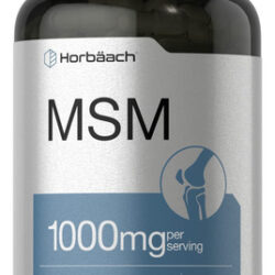 Cápsulas De Suplemento Horbaach Msm 1000 Mg 250 Unidades