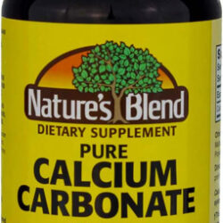 Natures Blend Carbonato De Cálcio Puro 600 Mg 100 Tabs (168