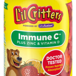 Vitaminas De Borracha Lil Critters Kids Immune C 190 Unidade