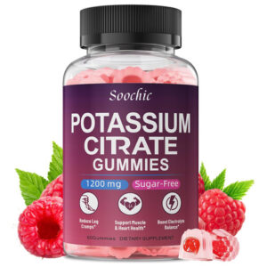 Gomas De Citrato De Potássio Sochic - 1200 Mg De Potássio Ma