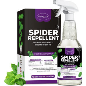 Spray Repelente De Aranhas Vanquar, Óleo De Hortelã, 500 Ml