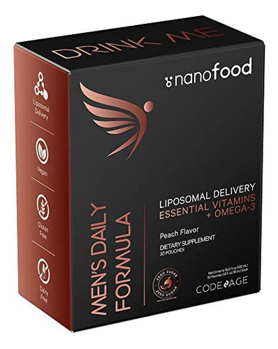 Suplemento Diário De Vitaminas Líquidas Lipossomais Codeage - Imagem 6