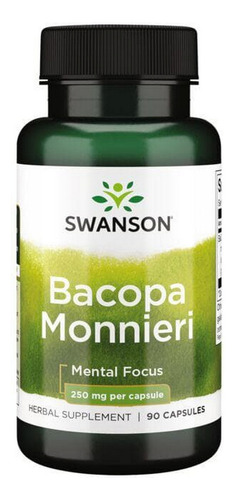 Bacopa Monnieri 250 Mg 90 Cápsulas Da Swanson Vitamins