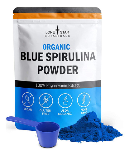 Spirulina Azul Em Pó Lone Star Botanicals 30 Porções