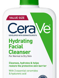 Limpador Facial Cerave Hydrating 473ml Com Ácido Hialurônico