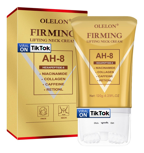 Creme Reafirmante Para O Pescoço Olelon Ah8 [atualização De