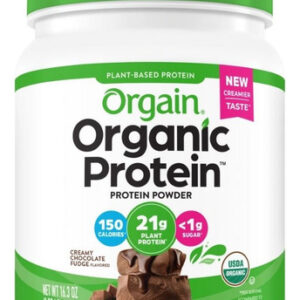 Proteína Orgânica À Base De Plantas Em Pó, Chocolate Cremoso