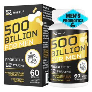 Probiótico Rsetu Para Homens 500 Bilhões De Cubinhos E 12 Ce