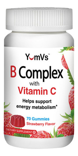Complexo B Com Vitamina C 70 Gomas Da Yum-v's - Imagem 2