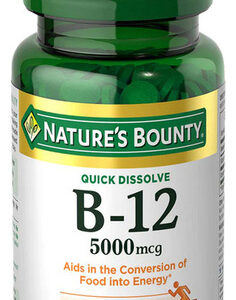 Comprimidos De Dissolução Rápida Nature&quots Bounty B-12 5000 M