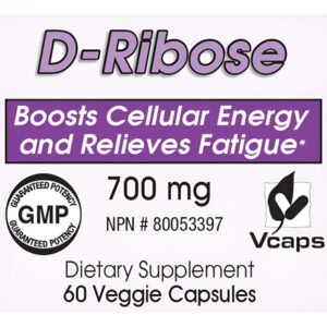 Vita Plus D Ribose 700 Mg 60 Cápsulas Vegetais Da Vita Plus