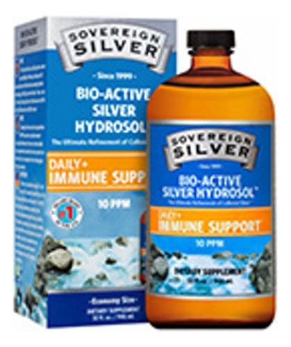 Hidrosol De Prata Bioativo De 32 Onças Da Sovereign Silver - Imagem 2