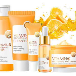 Kit De Cuidados Com A Pele Ofanyia Vitamin C Cleanser Toner