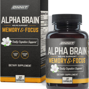 Suplemento Onnit Alpha Brain Premium Nootropic 30 Cápsulas