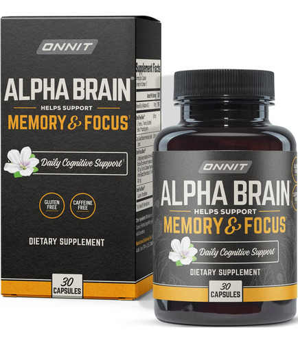 Suplemento Onnit Alpha Brain Premium Nootropic 30 Cápsulas