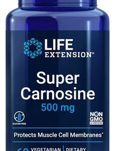 Super Carnosina 500 Mg 60 Cápsulas Vegetais Da Life Extensio