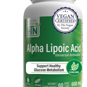 Suplemento Ácido Alfa Lipóico Htn 600 Mg 60 Cápsulas
