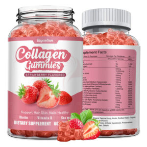 Suplemento De Gomas De Colágeno Riyuetiano Com Vitamina C, Z