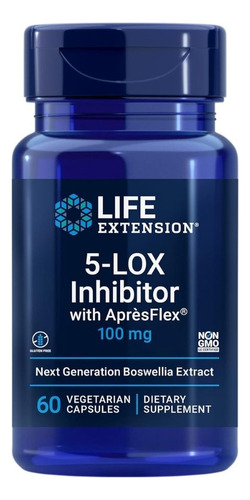 Inibidor 5-lox 100 Mg 60 Cápsulas Da Life Extension