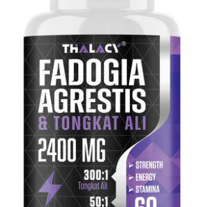 Suplemento Thalacy Fadogia Agrestis 1400mg E Tongkat Ali 100