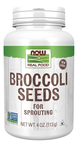 Sementes De Brócolis 4 Onças Da Now Foods - Imagem 2