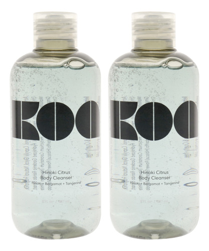 Limpador Corporal Hinoki Citrus - Pacote Com 2 237 Ml De Koa