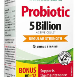 Suplemento Jamieson Probiotic 5 Billion Regular Strength 60c