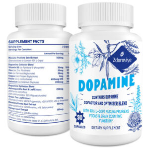 Suplementos De Dopamina Zdoroviye Com 500 Mg De Mucuna Pruri