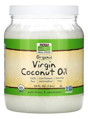 Óleo De Coco Virgem Orgânico 54 Onças Da Now Foods - Imagem 2