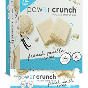 Barras De Proteína De Soro De Leite Power Crunch, Lanches Ri